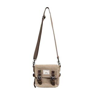 Stumper Fielding Women's Crossbody Bag Brown Heritage Canvas Adjustable Strap